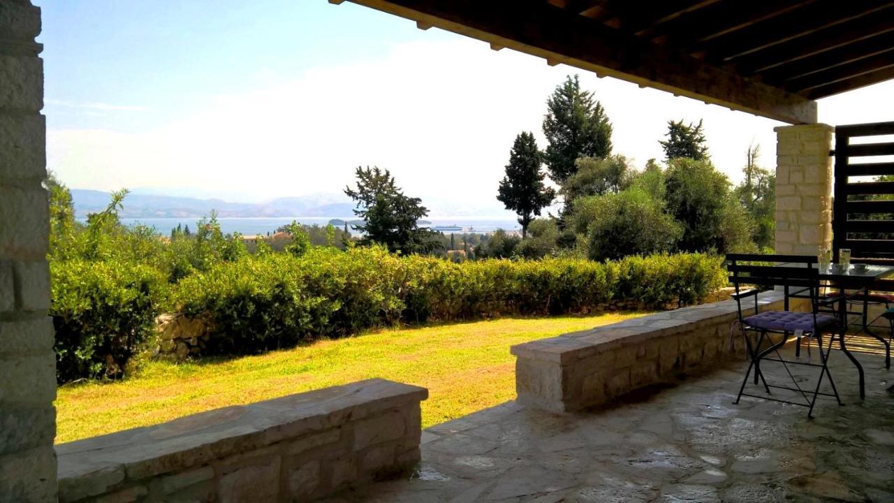 Stone Studio In Nature With View To Corfu Town! Evropouloi Εξωτερικό φωτογραφία